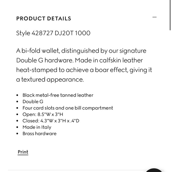 Gucci GG MARMONT LEATHER BI-FOLD WALLET - Picture 11 of 11